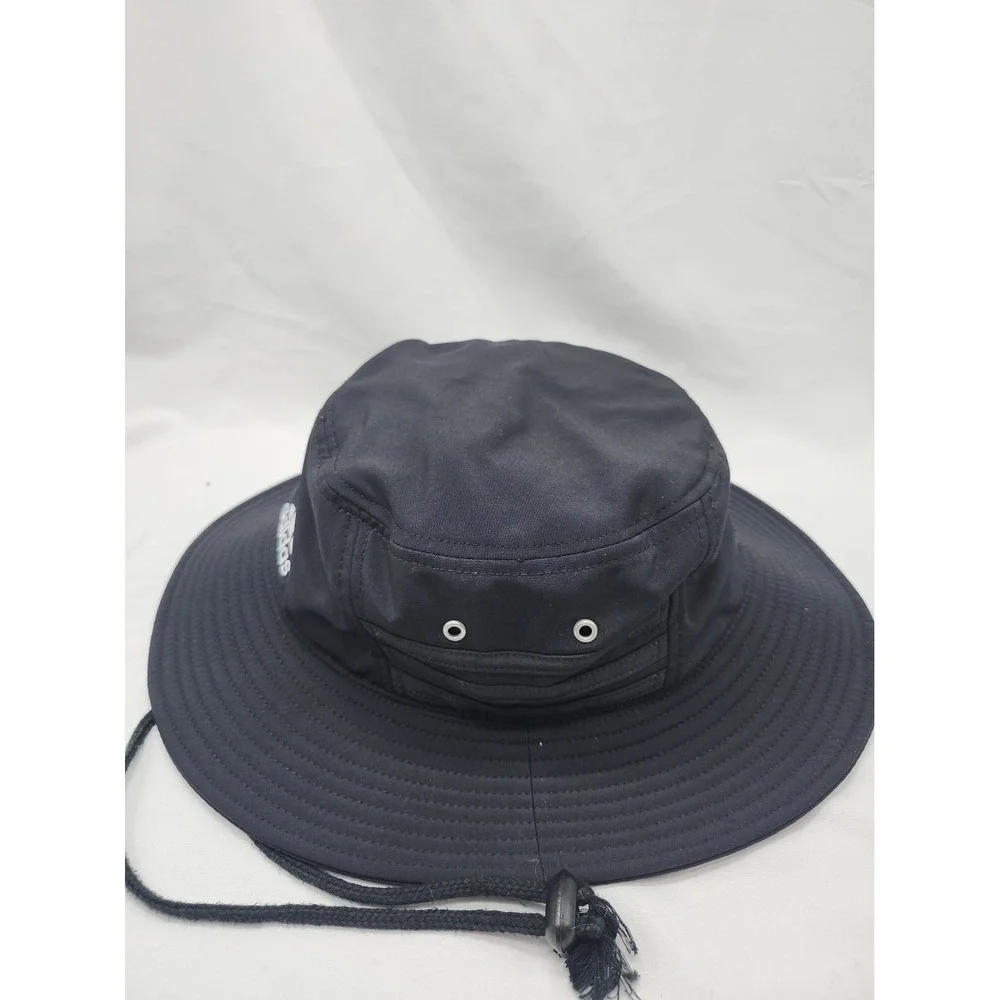 Adidas Hat Boonie Mens One Size Black AEROREADY Wide Brim Outdoor Hiking Sun
